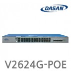 DASAN V2624G-PoE 24포트 PoE 10/100/1000 BASE-T, 4포트 1000 BASE-X(SFP), 802.3af(PoE) 지원(최대 370W)